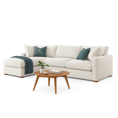 Modernize Relleno L-Shape 4 Piece Sectional Sofa Set Modernize Relleno L-Shape 4 Piece Sectional Sofa Set