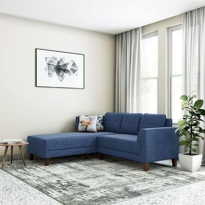 Azul 5 seater Left-Side L Shape Fabric Sofa Set