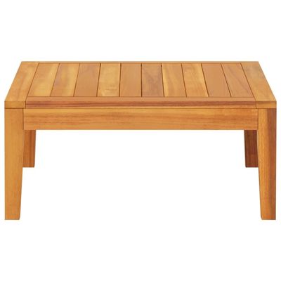 Garden Table 64x64x29 cm Solid Acacia Wood