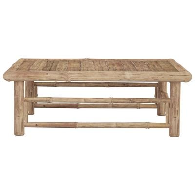 Garden Table 65x65x30 cm Bamboo