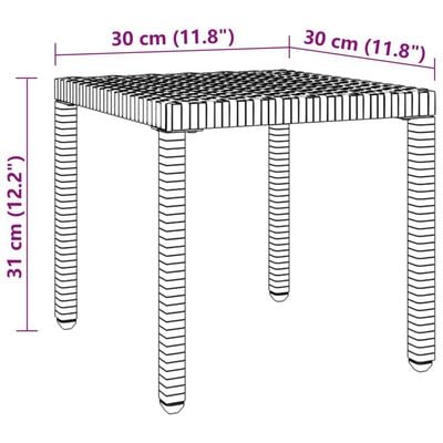 Sun Loungers 2 pcs with Table Poly Rattan Grey