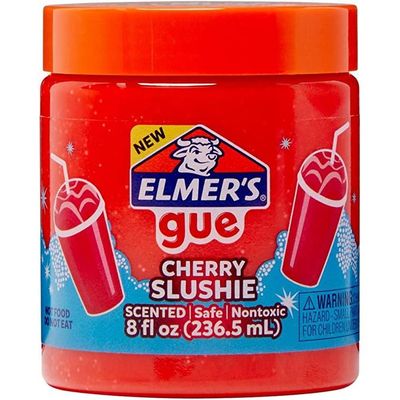 Elmer's Glue Cherry Red Slushie Premade Gue Slime 236.5ML