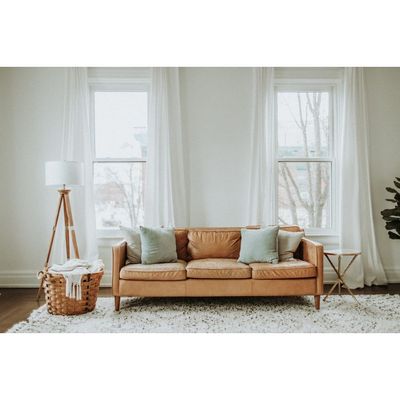 Wooden Handmade Modern Establishing Decorating Home Decor 3 Seater Sofa Set (Brown)