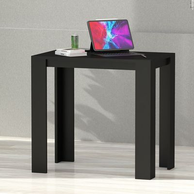 Mahmayi Modern Study Desk Support, Modern Executive Desks Ideal for Office, Home, Laptop, Computer Workstation Table - Black