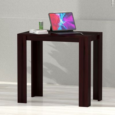 Mahmayi Modern Study Desk Support, Modern Executive Desks Ideal for Office, Home, Laptop, Computer Workstation Table - Dark Walnut