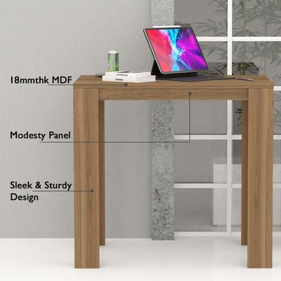 Mahmayi Modern Study Desk Support, Modern Executive Desks Ideal for Office, Home, Laptop, Computer Workstation Table - Zabrano