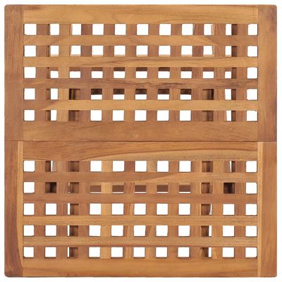 Folding Garden Table 50x50x50 cm Solid Teak Wood