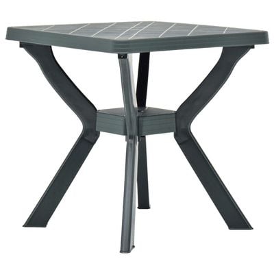 Bistro Table Green 70x70x72 cm Plastic