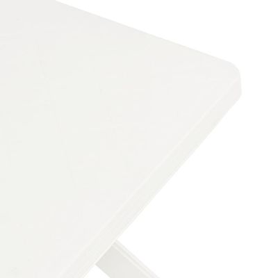 Bistro Table White 70x70x72 cm Plastic