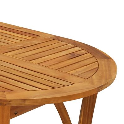 Garden Table 150x90x75 cm Solid Wood Acacia