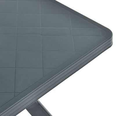 Bistro Table Anthracite 70x70x72 cm Plastic