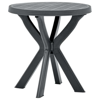 Bistro Table Anthracite Ø70 cm Plastic