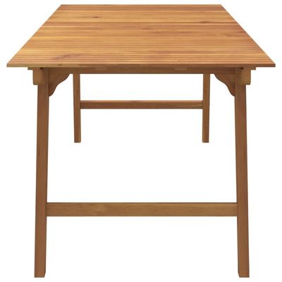 Garden Table 200x90x75 cm Solid Wood Acacia