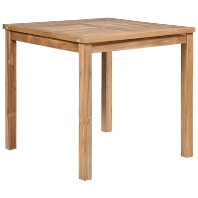 Garden Table 80x80x77 cm Solid Teak Wood