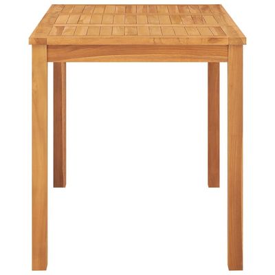 Garden Dining Table 120x70x77 cm Solid Teak Wood