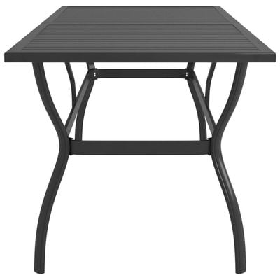 Garden Table Anthracite 190x80x72 cm Steel