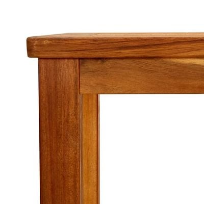 Garden Console Table 80x35x75 cm Solid Acacia Wood