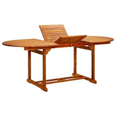 Garden Table 200x100x75 cm Solid Acacia Wood