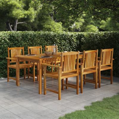 Garden Table 200x100x74 cm Solid Wood Acacia