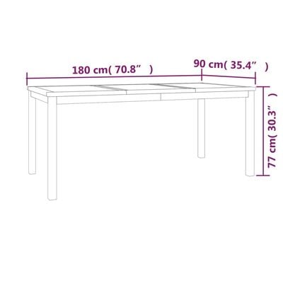 5 Piece Garden Dining Set Solid Wood Teak