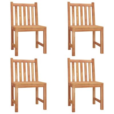 5 Piece Garden Dining Set Solid Wood Teak