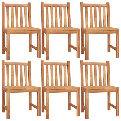 7 Piece Garden Dining Set Solid Wood Teak