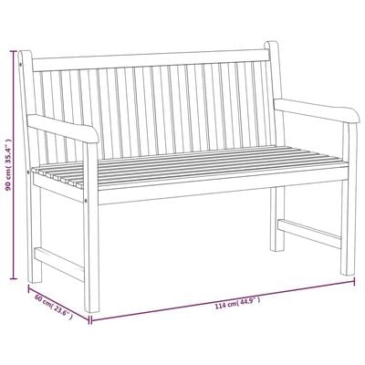 4 Piece Garden Dining Set Solid Wood Teak