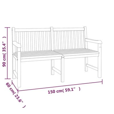 3 Piece Garden Dining Set Solid Wood Teak