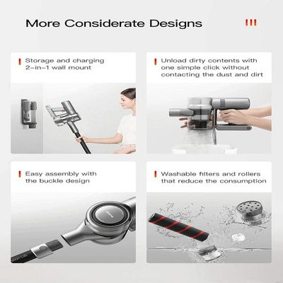 Dreame V12 Cordless Vacuum Cleaner 27000Pa LED Display All In One Dust Collector Floor Carpet Aspirator Household Vacuum Cleaner