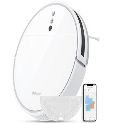 Dreame F9 - Robot WiFi Superfine 2500Pa, Strong Suction Power, Automatic Charging, Intelligent Mapeo, App Control, Hard Floors, Carpets - White
