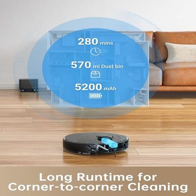 Dreame D10s Pro Robot Vacuum and Mop Combo, Powerful 5000Pa Suction, AI-Powered Obstacle Recognition, 280mins Runtime, Robot Vacuum Cleaner Compatible with Alexa, Perfect for Pet Hair, Carpets