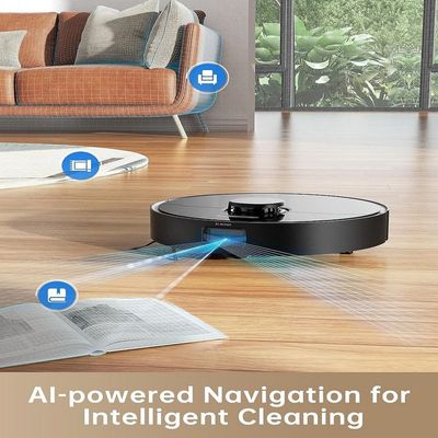 Dreame D10s Pro Robot Vacuum and Mop Combo, Powerful 5000Pa Suction, AI-Powered Obstacle Recognition, 280mins Runtime, Robot Vacuum Cleaner Compatible with Alexa, Perfect for Pet Hair, Carpets