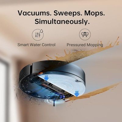 Dreame L10 Pro 2-in-1 Robot Vacuum Cleaner & Floor Mop, 4000Pa Powerful Suction, Flat Mop, 3D Obstacle Detection, Multi-Story Mapping, Hard Floors and Carpets, APP/Alexa,Black