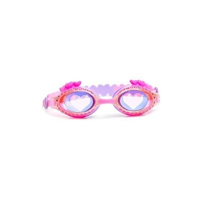 Bling2o Luvs Me Luvs Me Not True Luv Pink Kids Swim Goggles Age +5, 100% silicone I latex-free I With uv protection I Anti-fog I with adjustable nose piece I comes with hard protective case.