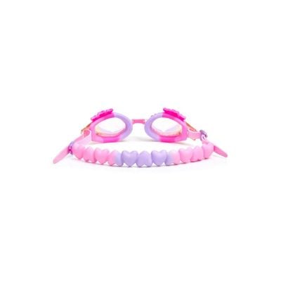 Bling2o Luvs Me Luvs Me Not True Luv Pink Kids Swim Goggles Age +5, 100% silicone I latex-free I With uv protection I Anti-fog I with adjustable nose piece I comes with hard protective case.