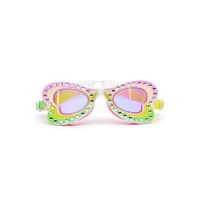 Bling2o Pink Lemonade Buttercup Kids Swim Goggles Age +3, 100% silicone I latex-free I With uv protection I Anti-fog I with adjustable nose piece I comes with hard protective case.