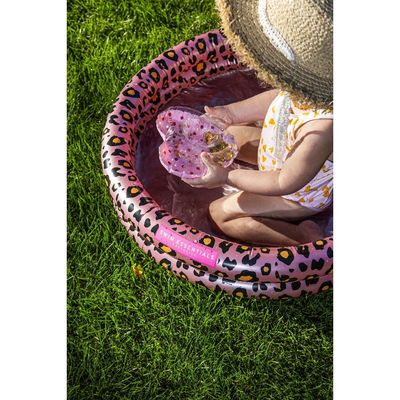 Swim Essentials  Rose Gold Leopard Printed Inflatable Baby Pool 60 cm diameter - Dual rings Suitable for Age +3