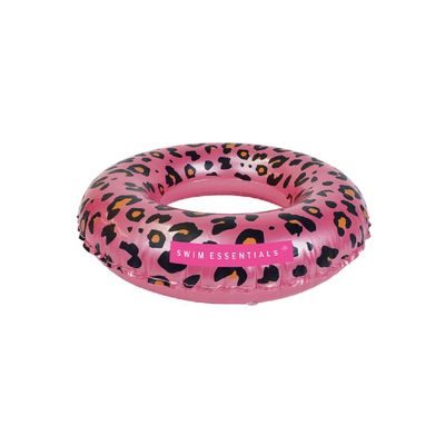 Swim Essentials  Rose Gold Leopard Kids Swimring 55 cm diameter, Suitable for Age +3
