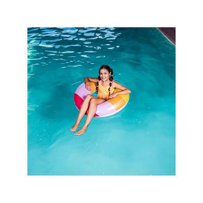 Swim Essentials  Rainbow Printed Swimring 90 cm diameter, Suitable for Age +3