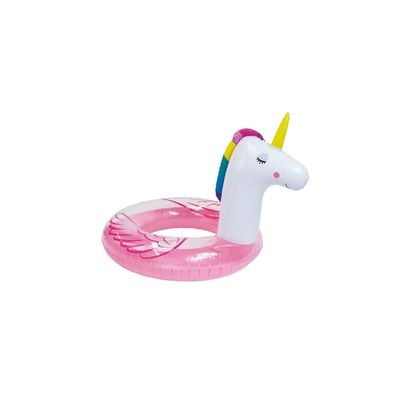 Swim Essentials  Transparant Unicorn Swimring 104 cm diameter, Suitable for Age +3