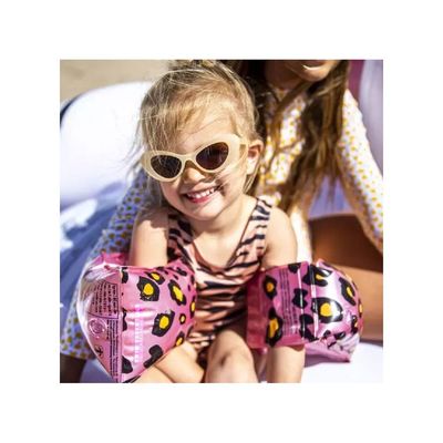 Swim Essentials  Rose Gold Leopard - Inflatable Swimming Armbands, suitable 2-6 years