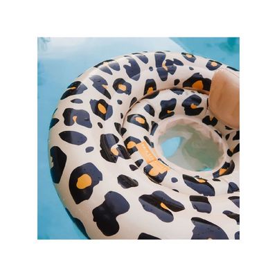 Swim Essentials  Beige Leopard printed Baby Swimseat, suitable for Age 0-1 year
