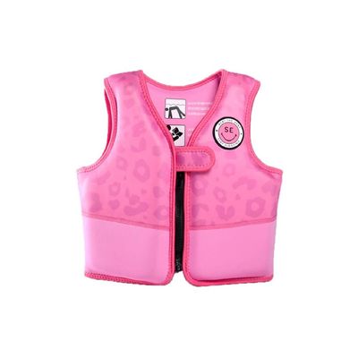 Swim Essentials  Pink Leopard Swimming Vest, suitable for Age 4-6 years