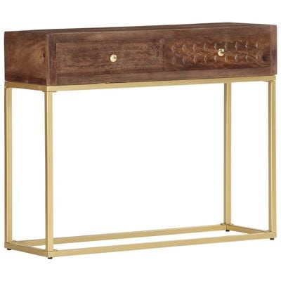 Console Table 90x30x75 cm Solid Mango Wood