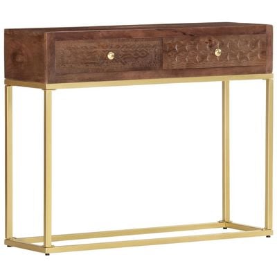 Console Table 90x30x75 cm Solid Mango Wood