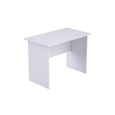 Mahmayi MP1 120x60 Modern Wood Writing Table - Minimalist Design, Spacious Workspace, Ideal for Home Office, Study, and Creative Work Sessions - White (120x60CM)(Without Drawers)