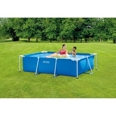  Intex Oasis Steel Frame Rectangular above ground Pool without pump (2.2 X1.5 X 0.6m)