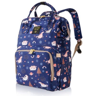 Sunveno Diaper Bag with Changing Mat - Blue Dream Sky