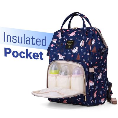 Sunveno Diaper Bag with Changing Mat - Blue Dream Sky