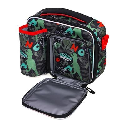 Eazy Kids Bottle/Lunch Bag  Dinosaur - Green